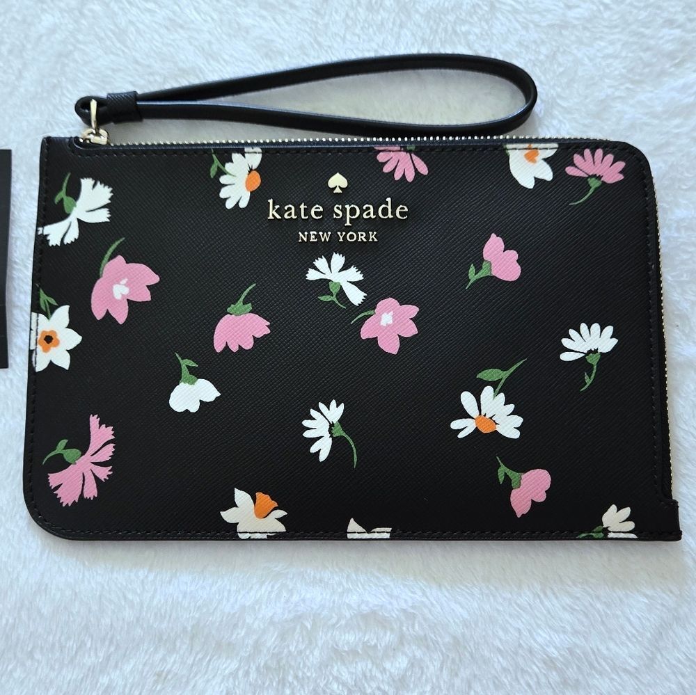 ✨️HP 2X✨️ Kate Spade♠️ Medium "Cameron" L-Zip Wristlet - NWT - Picture 15 of 16